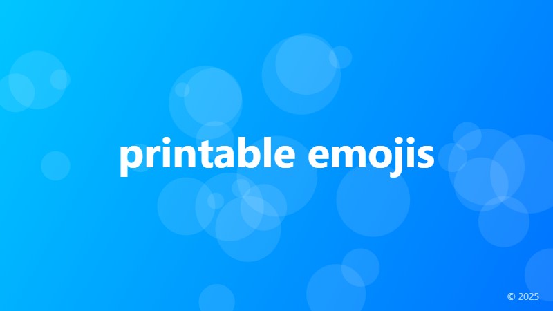 printable emojis